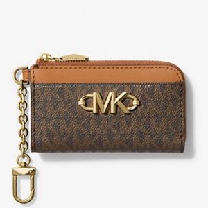 MICHAEL KORS Piper Logo Zip Card Case